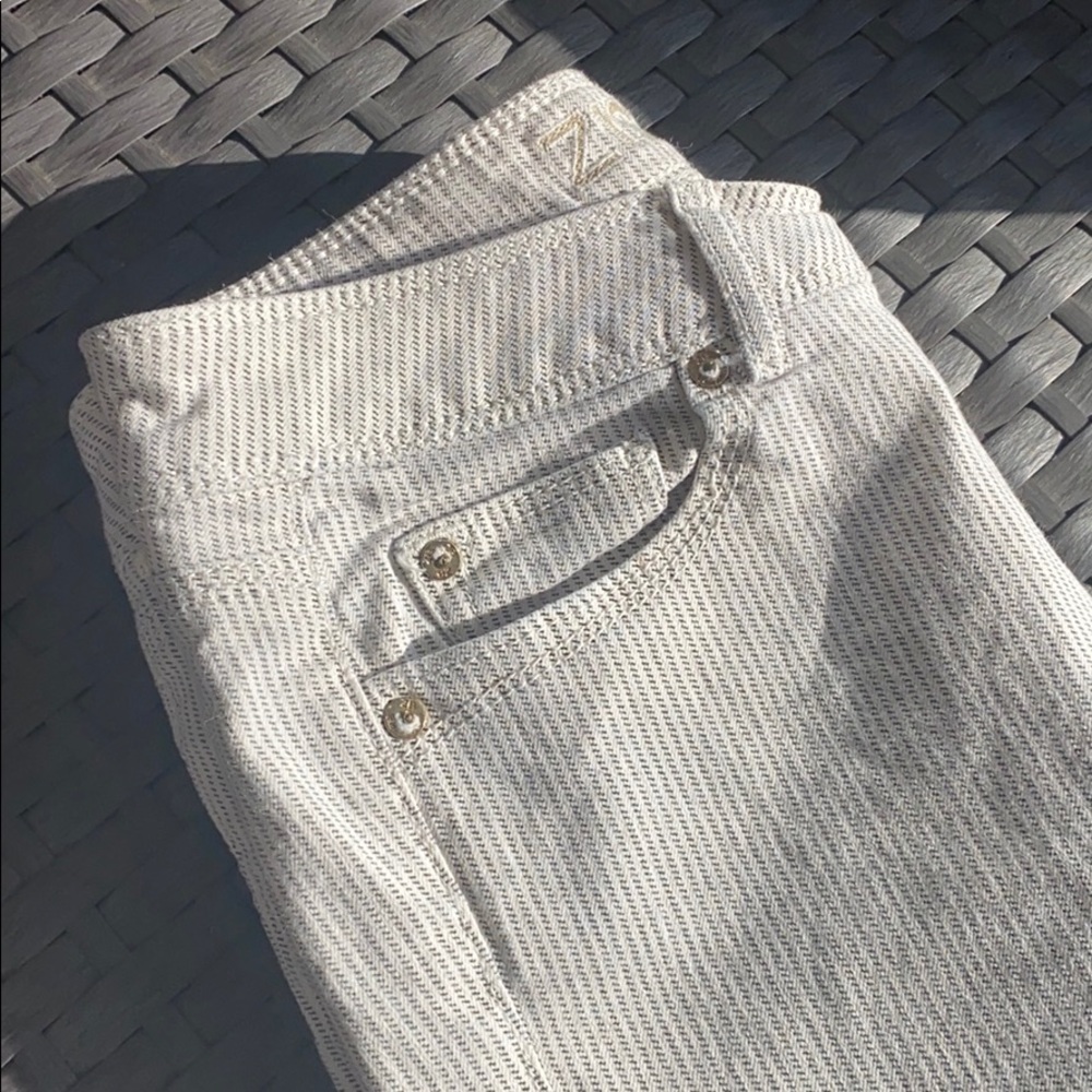 🎉HOST PICK Zara Mid Rise Pin Stripe Skinny Jeans - Picture 8 of 9